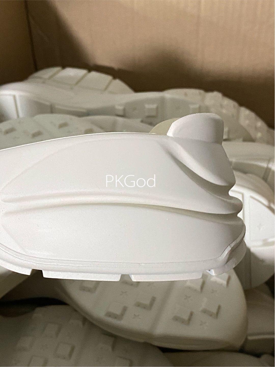 PKGOD RHYTON SNEAKER WHITE LEATHER logo tag BEST VERSION READY TO SHIP